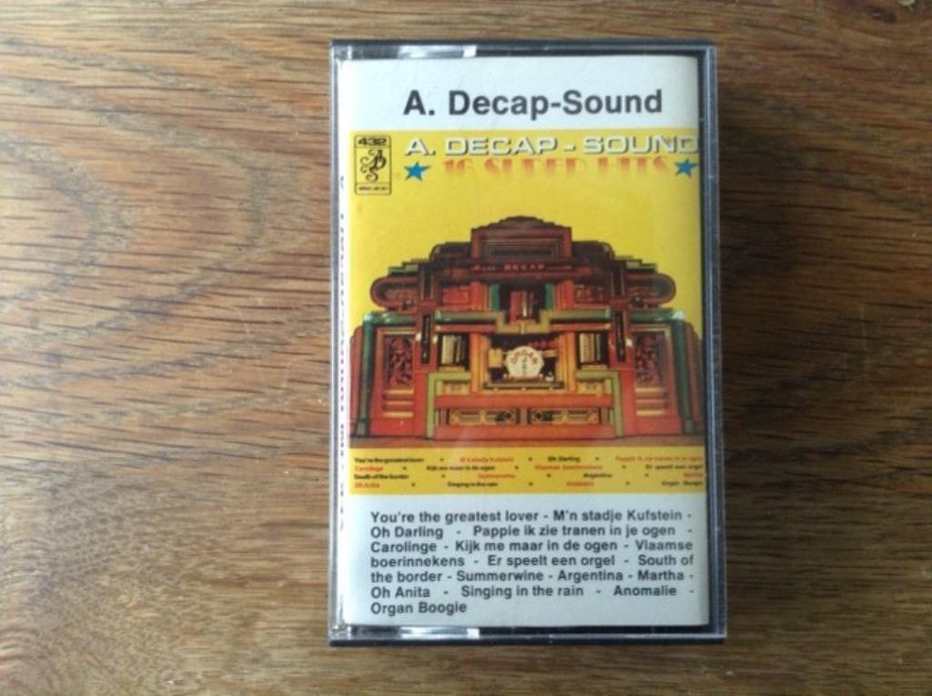 muziekcassette decap organ antwerp, Ophalen of Verzenden, Overige genres, 1 bandje, Origineel