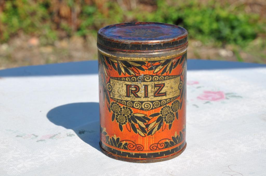 §  boite en fer ronde riz, Enlèvement ou Envoi, Utilisé, Autre, Autres marques