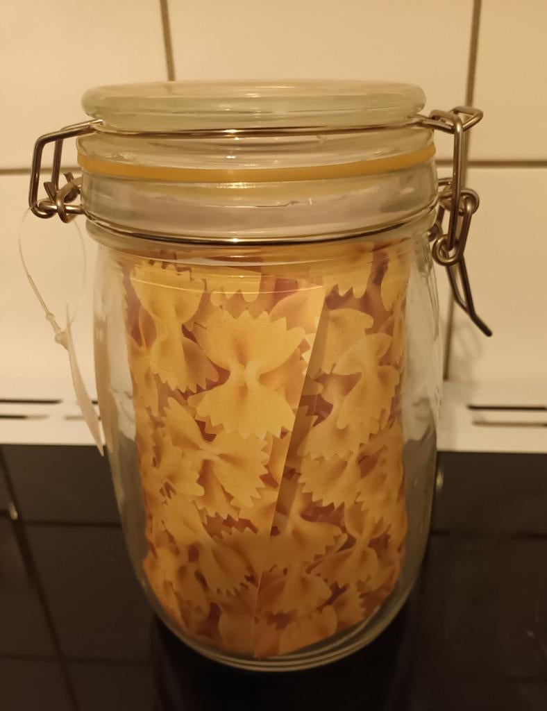 Glazen bewaar pot ( bokaal ), Huis en Inrichting, Ophalen of Verzenden
