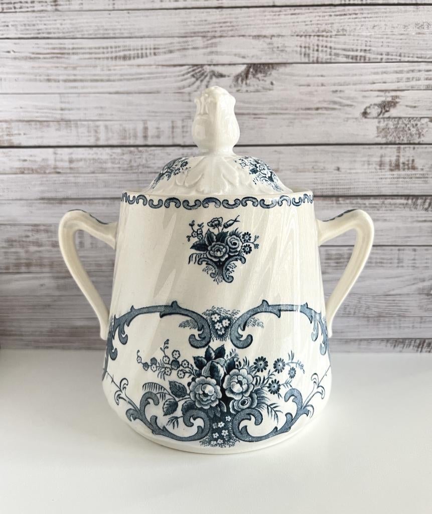 Sucrier Boch Rocaille, Antiek en Kunst, Antiek | Servies los, Ophalen of Verzenden