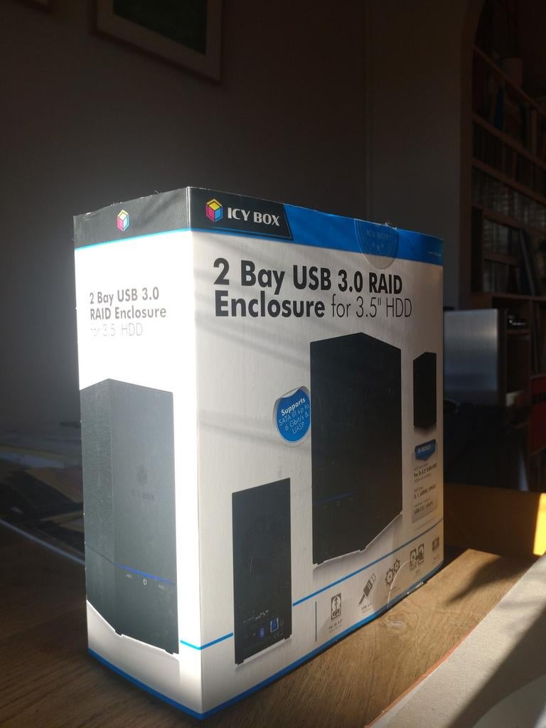 ICY BOX IB-RD3621U3, Verzenden, SATA, HDD, ICY BOX