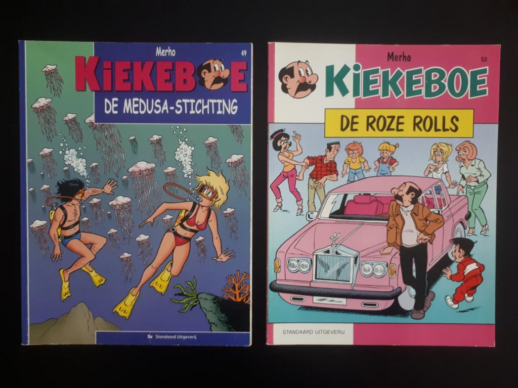 Kiekeboe 9x (SC), Boeken, Meerdere stripboeken, Ophalen of Verzenden, Gelezen, Merho