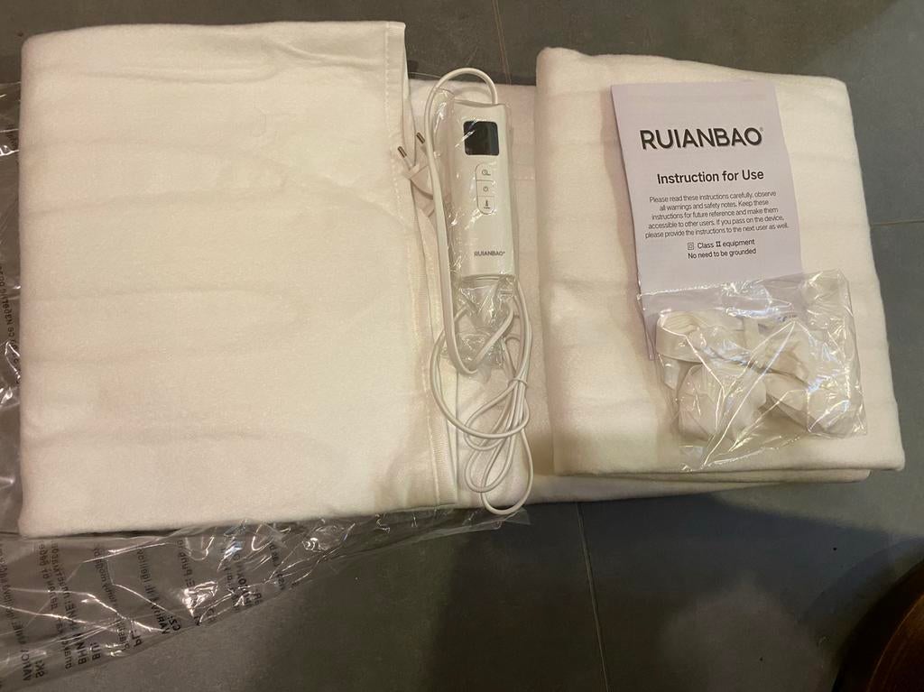 Couverture chauffante électrique de la marque Ruianbao, Neuf, Une personne, Enlèvement, Couverture ou Couette