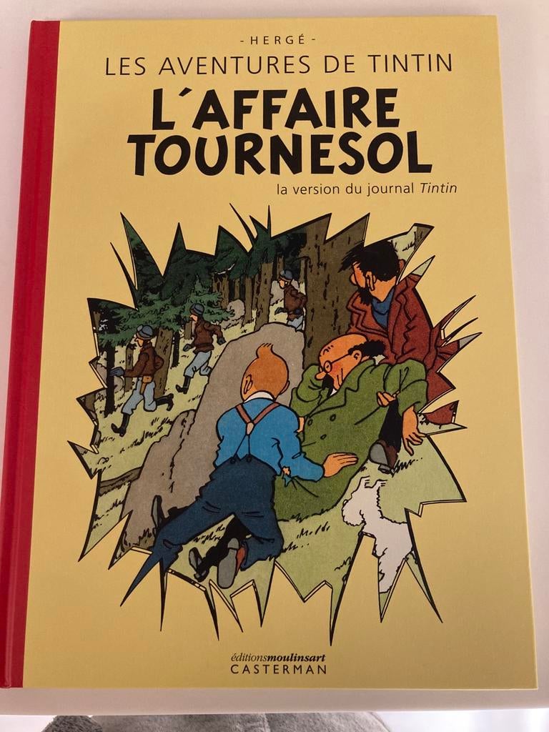 L'AFFAIRE TOURNESOL LA VERSION DU JOURNAL TINTIN, Enlèvement ou Envoi, Une BD, Comme neuf, Herge