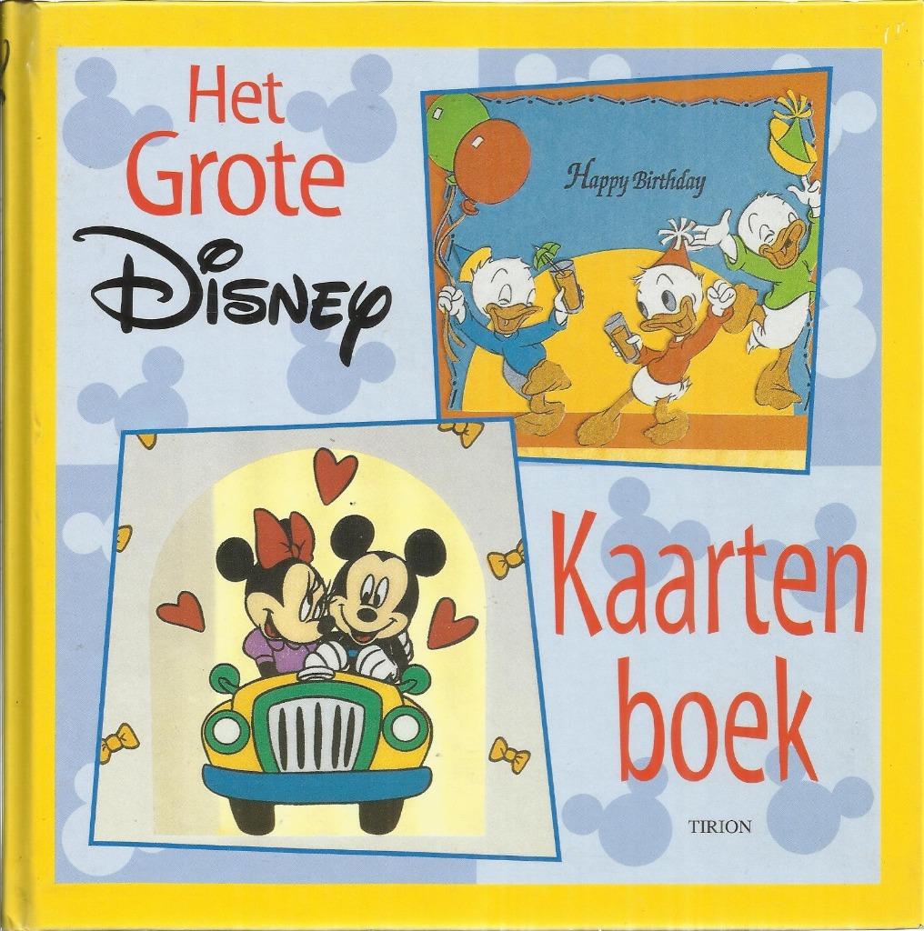 HET GROTE DISNEY KAARTENBOEK, Hobby en Vrije tijd, Kaarten | Zelf maken, Zo goed als nieuw, Overige typen, Disney, Ophalen of Verzenden