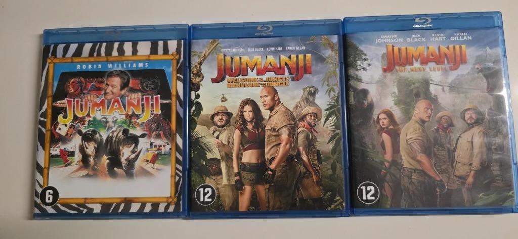 BR - Jumanji 3 films, Cd's en Dvd's, Blu-ray, Horror, Boxset, Ophalen of Verzenden