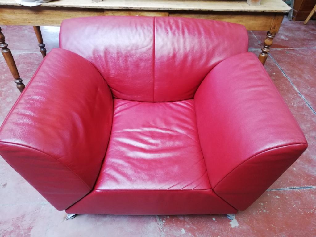 fauteuil, Maison & Meubles, Fauteuils, Enlèvement, Comme neuf, Cuir