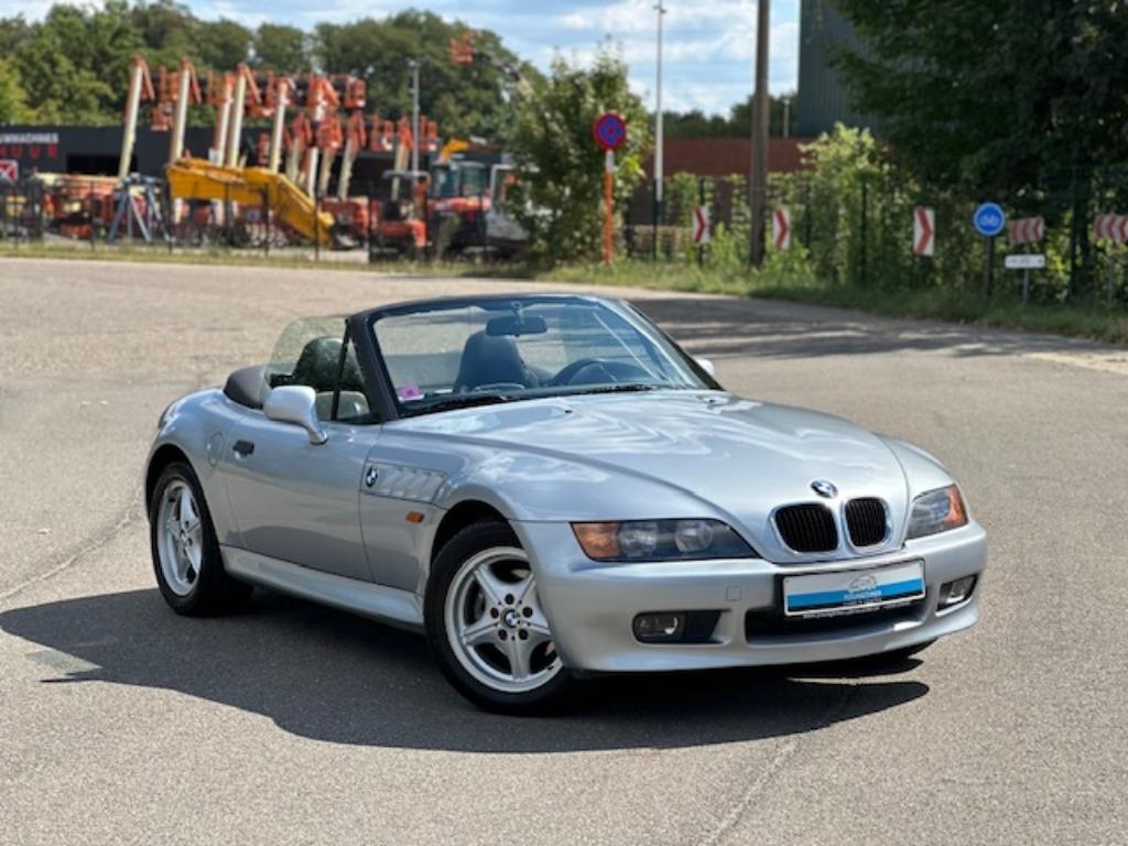 BMW Z3 1.8 Roadster | Sportonderstel | Historiek | Origineel, Auto's, Euro 2, Achterwielaandrijving, Zwart, Cabriolet