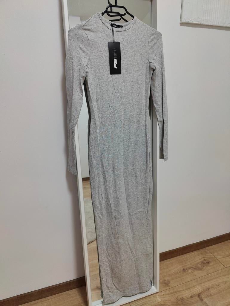 Grijze bodycon lange jurk, nieuw met tag, maat xs, Ophalen, Nieuw, New Yorker, Maat 34 (XS) of kleiner