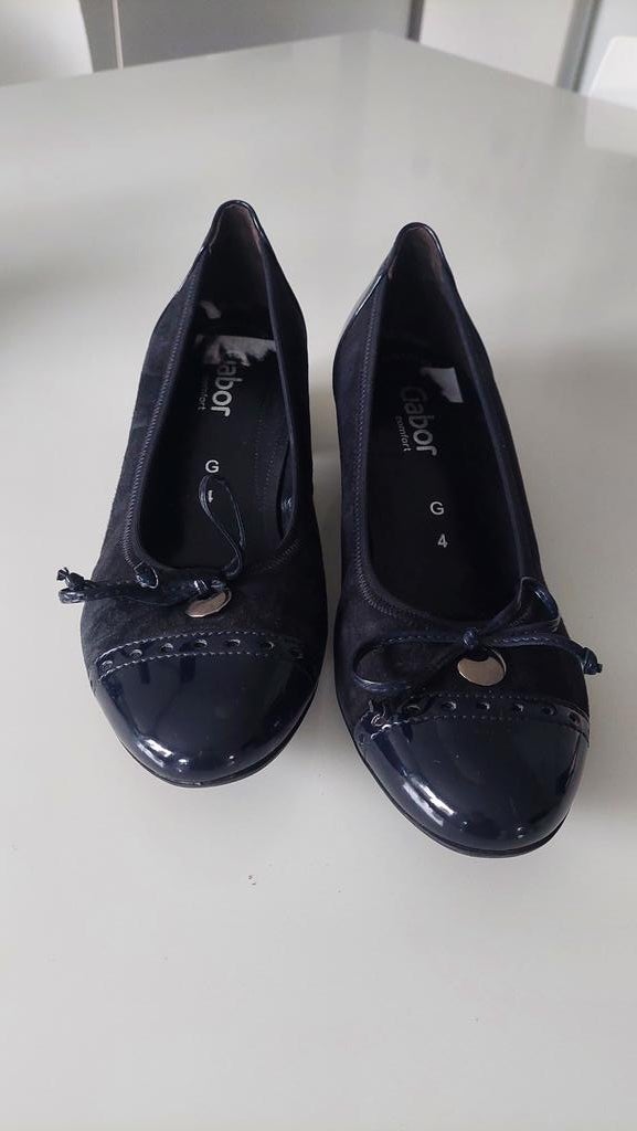 chaussures Gabor G4 nubuck et vernis, Neuf, Enlèvement, Noir, Gabor