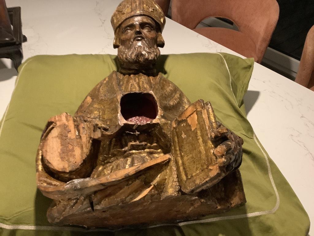 Bisschop reliekschrijn 14e /15e eeuws ! Italië, Ophalen
