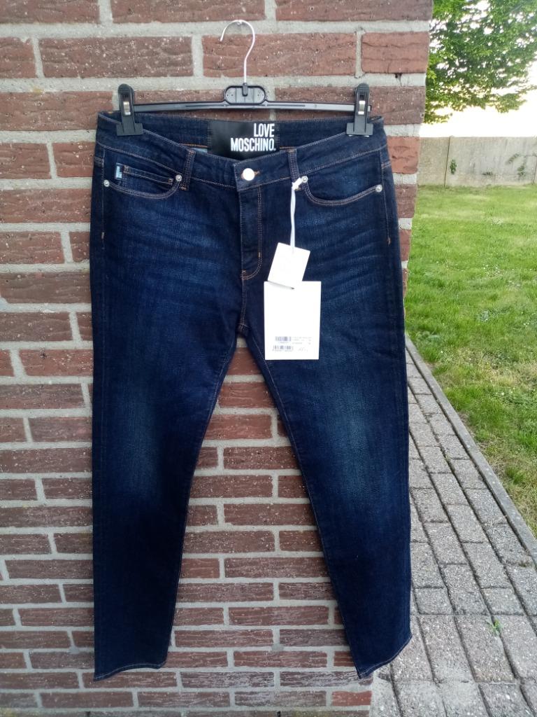 Dames jeans broek Love Moschino Mt32, Maat 38/40 (M), Love Moschino, Blauw, Nieuw