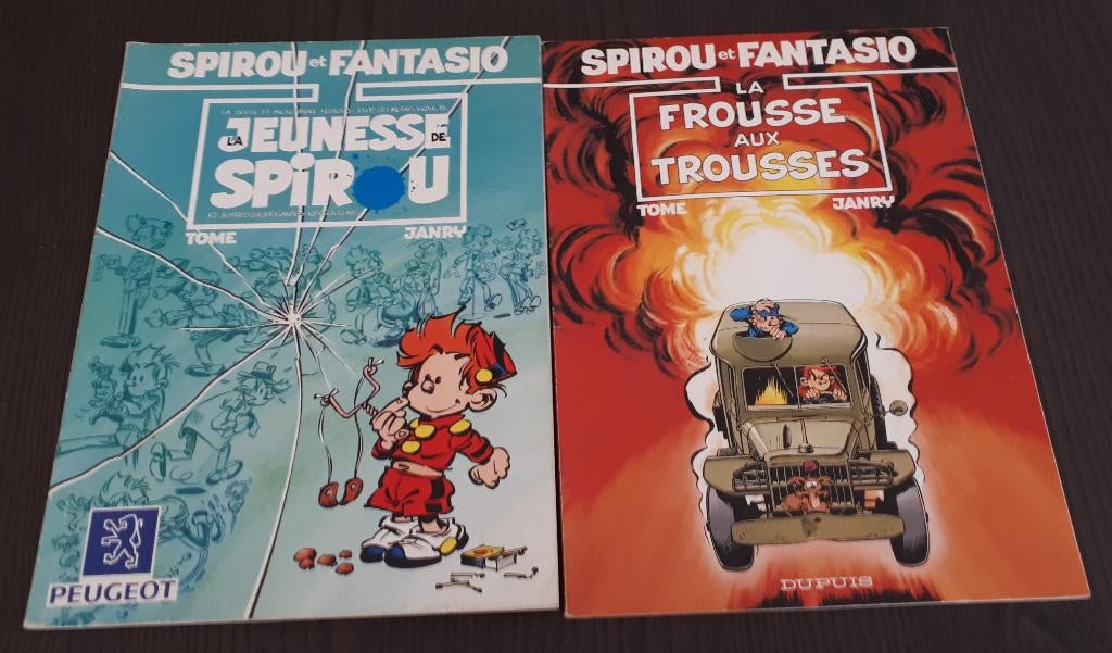 2 albums Spirou et Fantasio broché publicitaire, Plusieurs BD, Comme neuf, Enlèvement, Tome & Janry