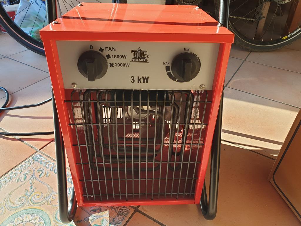 Electrische werkplaatskachel 3000 watt, Ophalen of Verzenden, Zo goed als nieuw, 800 watt of meer