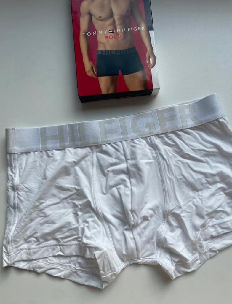 Boxer en microfibre Tommy Hilfiger, Envoi, Blanc, Tommy hilfiger, Boxer
