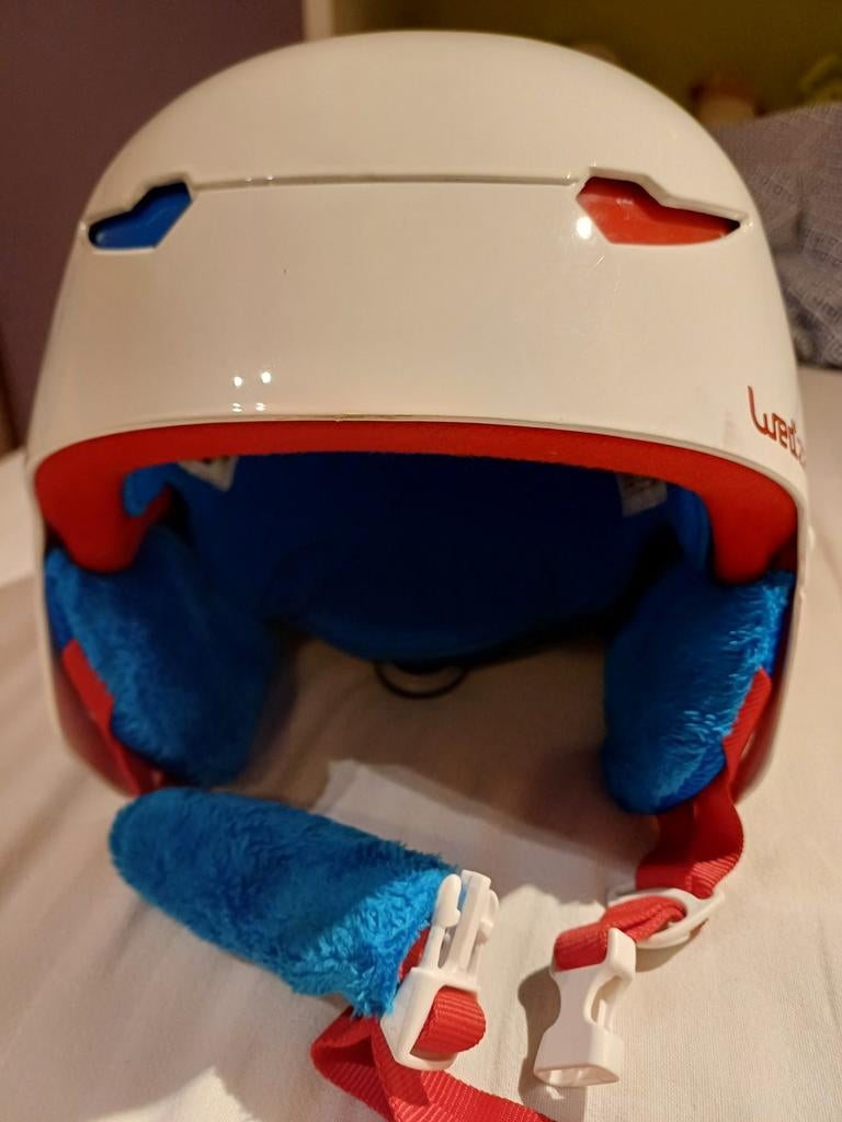 Skihelm kind 53-56 Wed'ze wit 300g, Sport en Fitness, Ophalen of Verzenden, Zo goed als nieuw