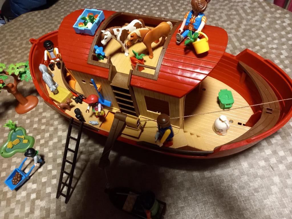 PLAYMOBIL - Arche de Noé + Figurines + Accessoires - Nouveau, Enlèvement, Neuf, Playmobil en vrac