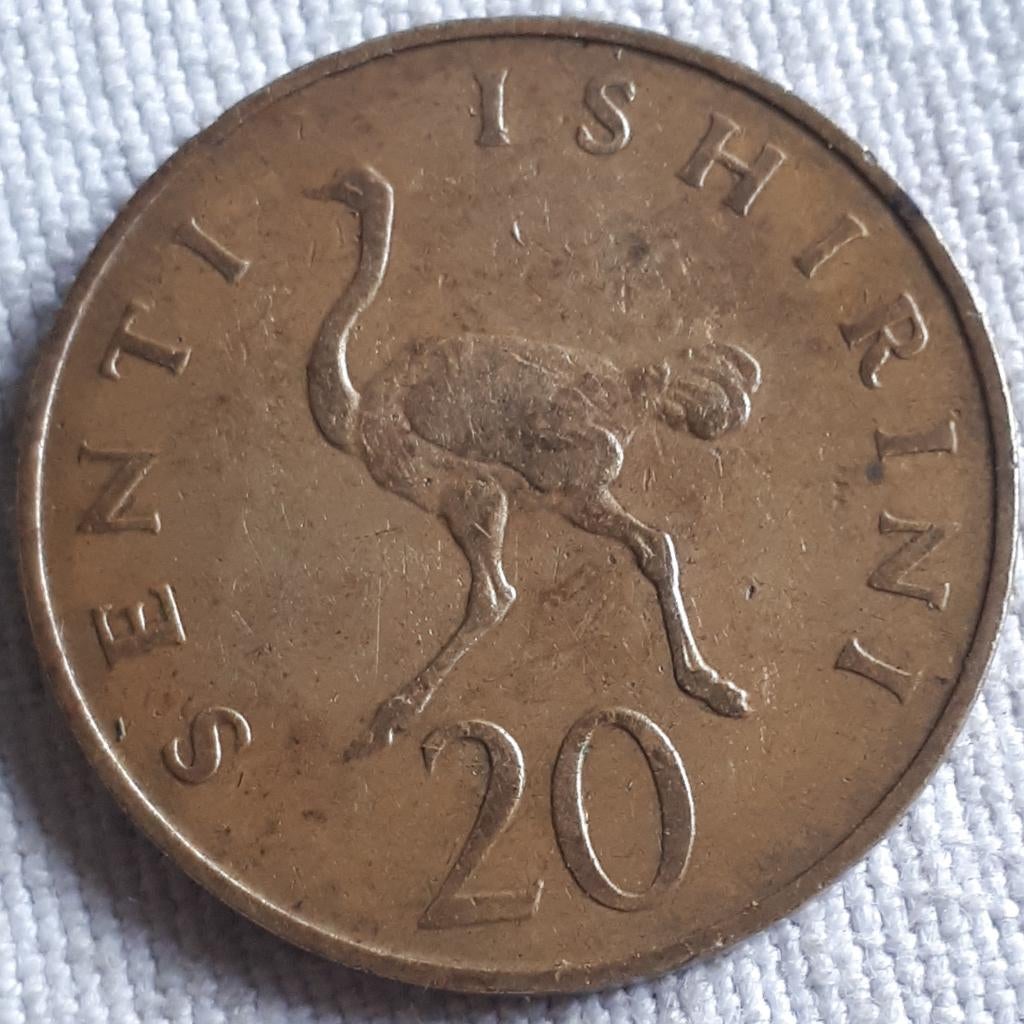 TANZANIA : 20 SENTI 1973 KM 2, Postzegels en Munten, Munten | Afrika, Verzenden, Tanzania, Losse munt