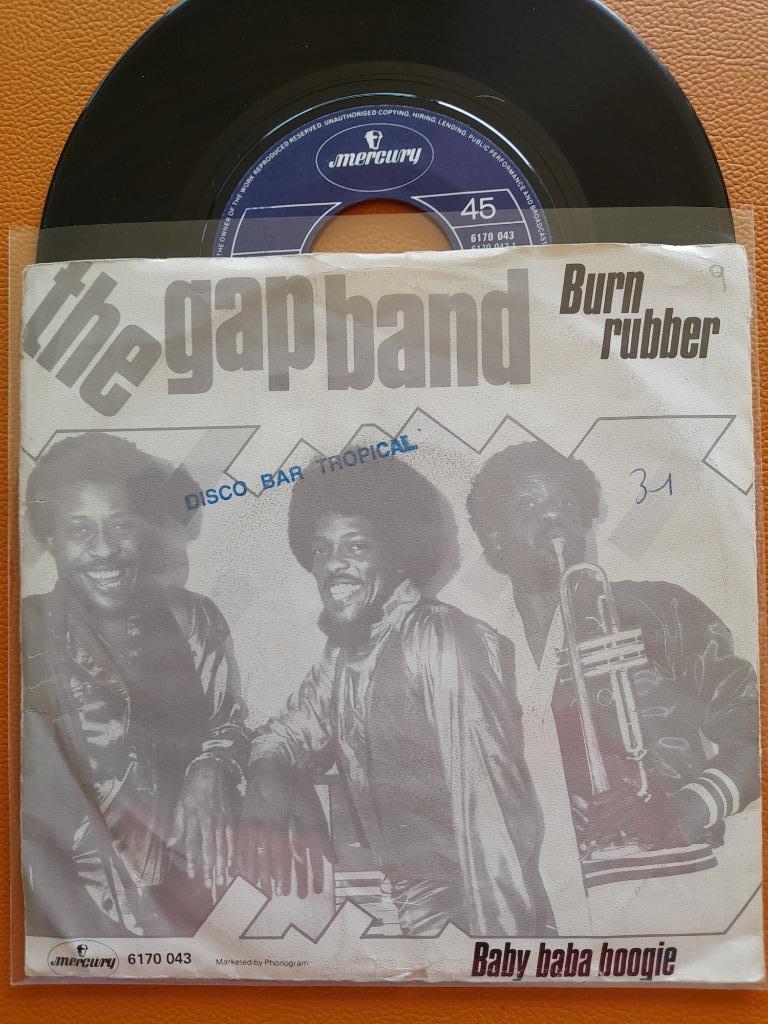 Caoutchouc à bande adhésive The Gap 7", Enlèvement ou Envoi, Single, Utilisé, Pop