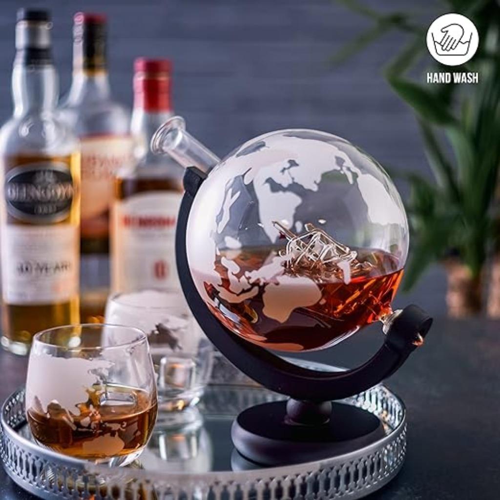 Globe Whisky Karaf SNELLE GRATIS LEVERING, Verzenden