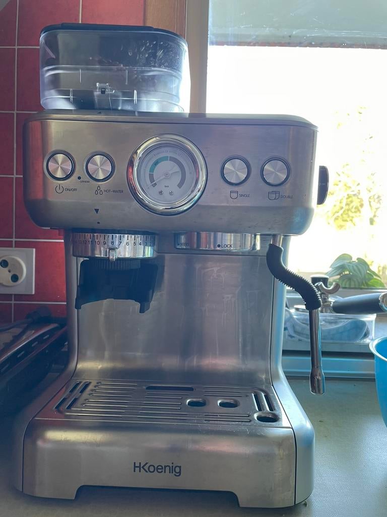 Espresso machine, Ophalen, Zo goed als nieuw