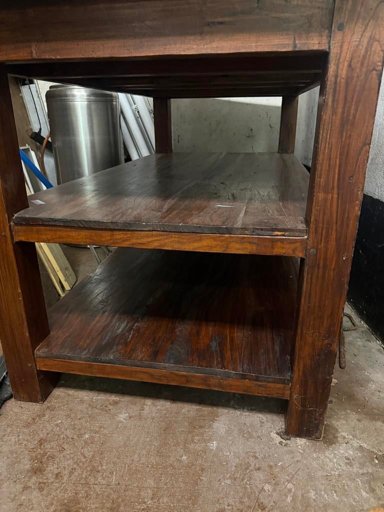 Werk/opberg tafel, Huis en Inrichting, Tafels | Eettafels, Ophalen