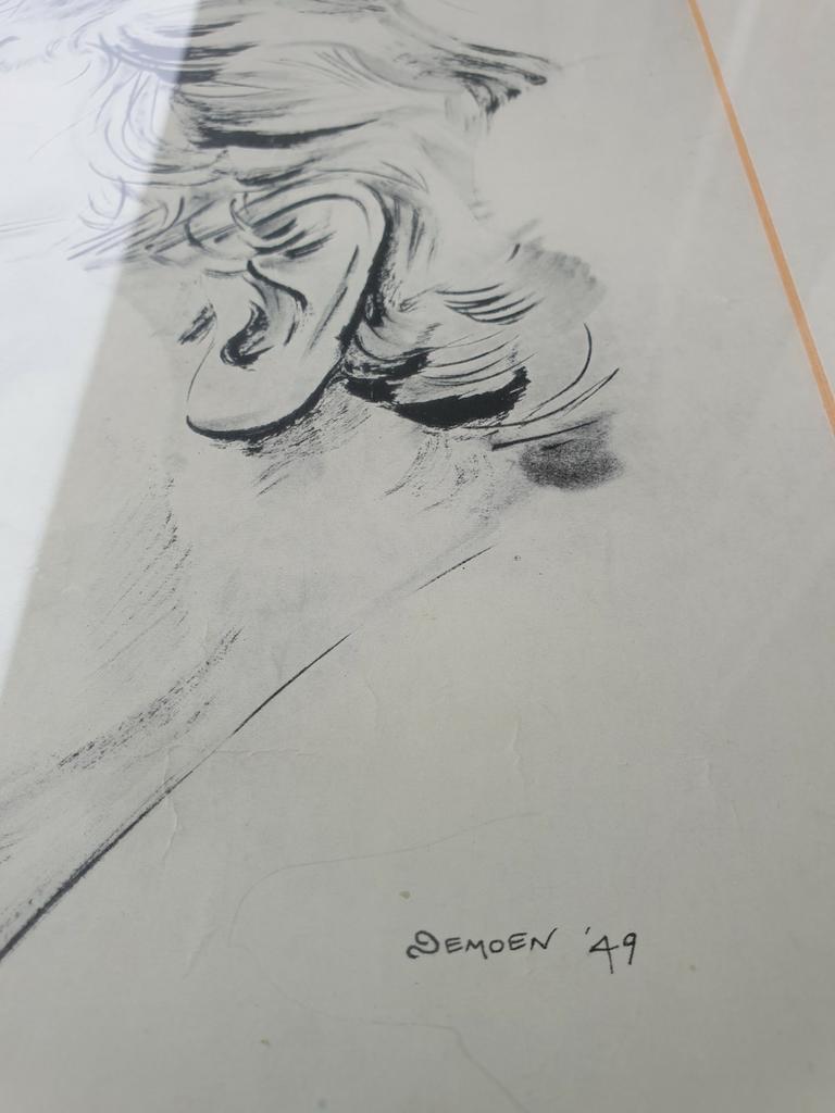 Portret van Renaat Veremans door Renaat Demoen 1949, Ophalen of Verzenden