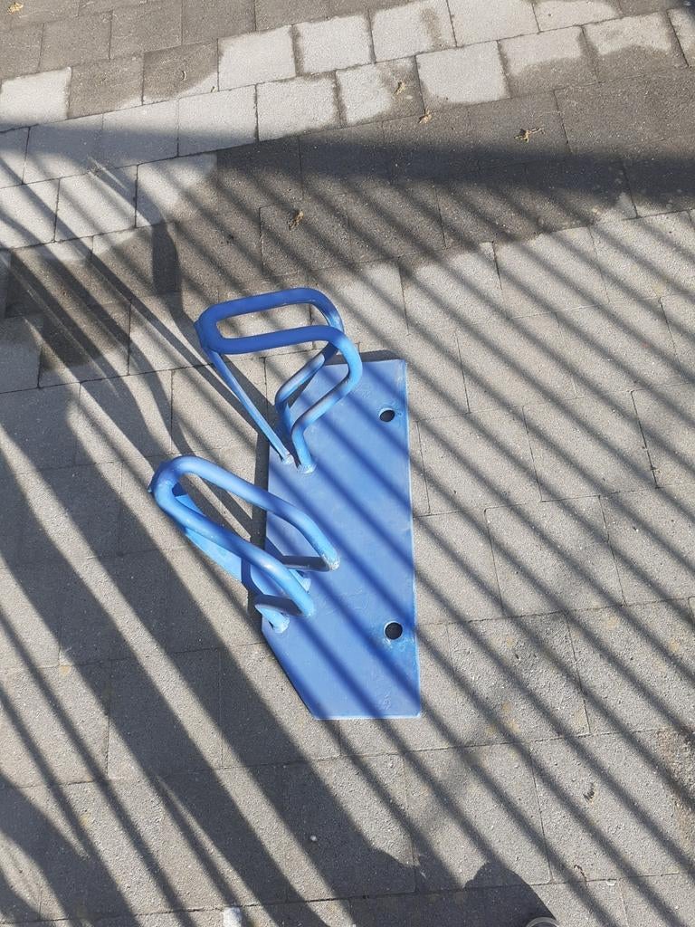 Zeer stevige fietsenrek voor 2 fietsen., Ophalen, Zo goed als nieuw
