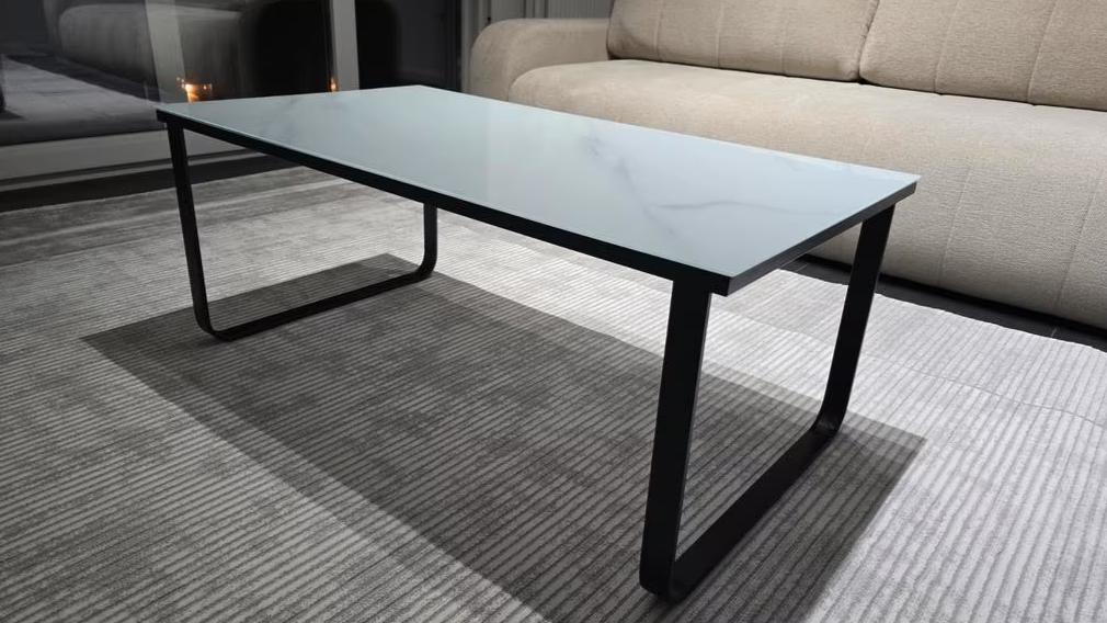 Nieuwe staat - Salon tafel 110x60x45cm, Ophalen, Nieuw, Glas