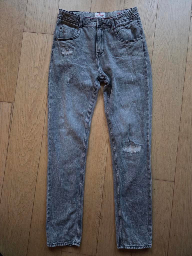Grijze lange jeans broek maat 16j of 176, Enfants & Bébés, Vêtements enfant | Taille 176, Pantalon, Garçon, Enlèvement ou Envoi
