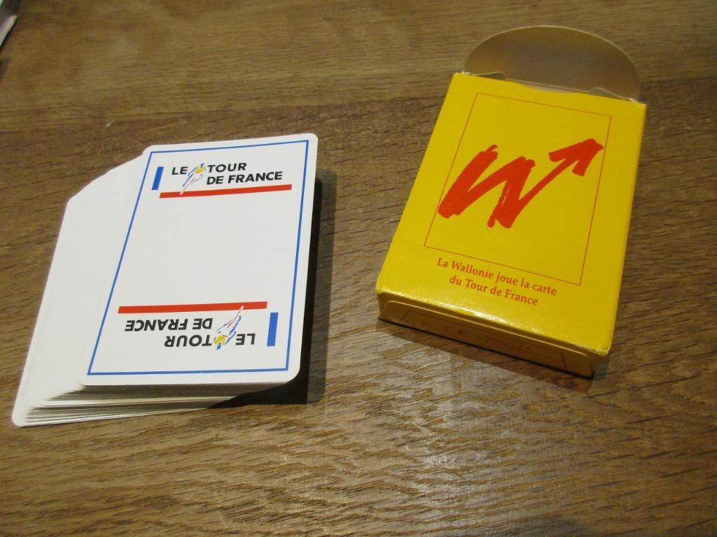 SPEELKAARTEN JEU DE CARTES TOUR DE FRANCE  LA WALLONIE- RARE, Ophalen of Verzenden, Nieuw, Speelkaart(en)