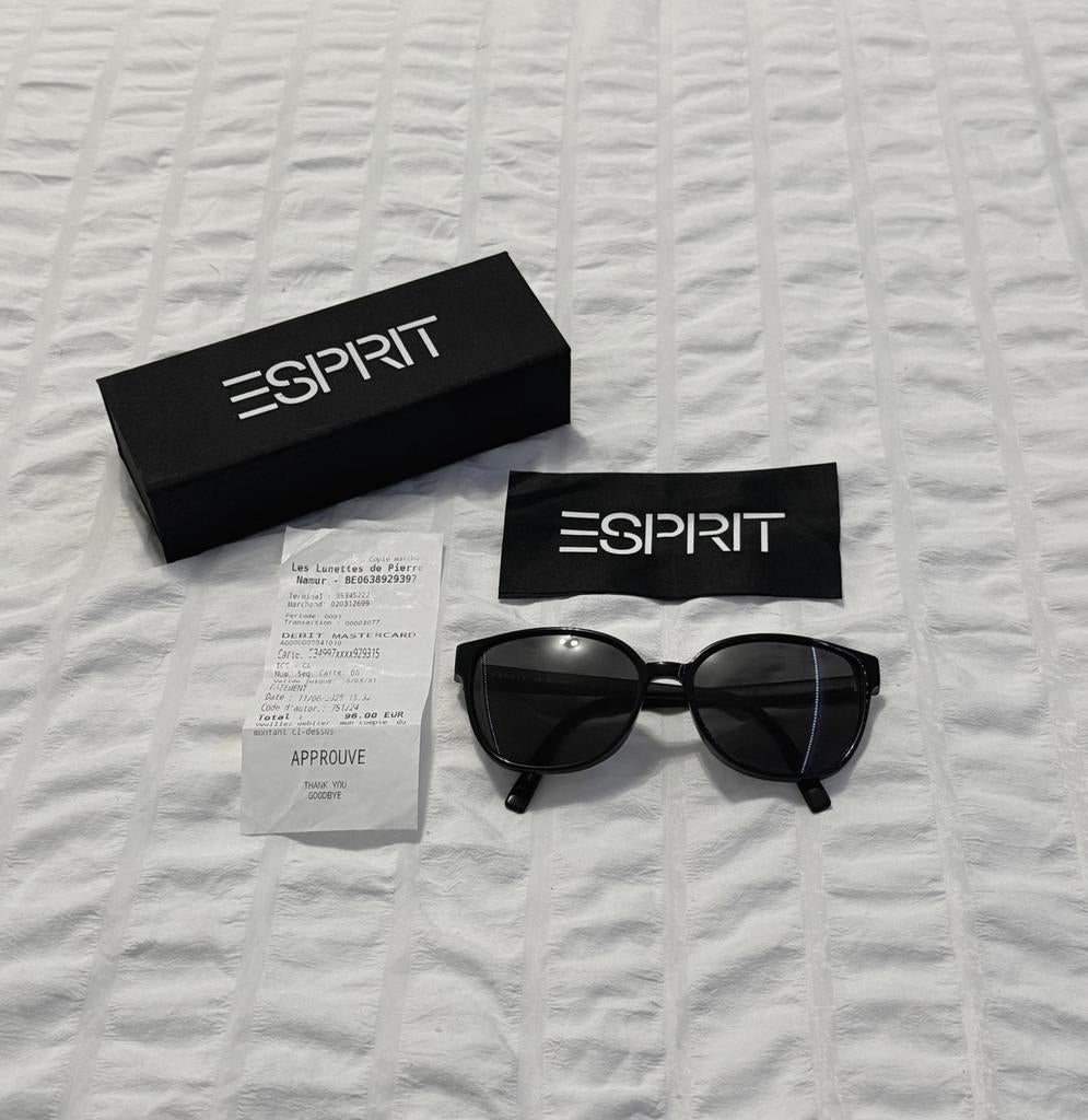 Lunettes de soleil Esprit (Femme) – État Neuf, Enlèvement ou Envoi, Neuf, Noir, Lunettes de soleil