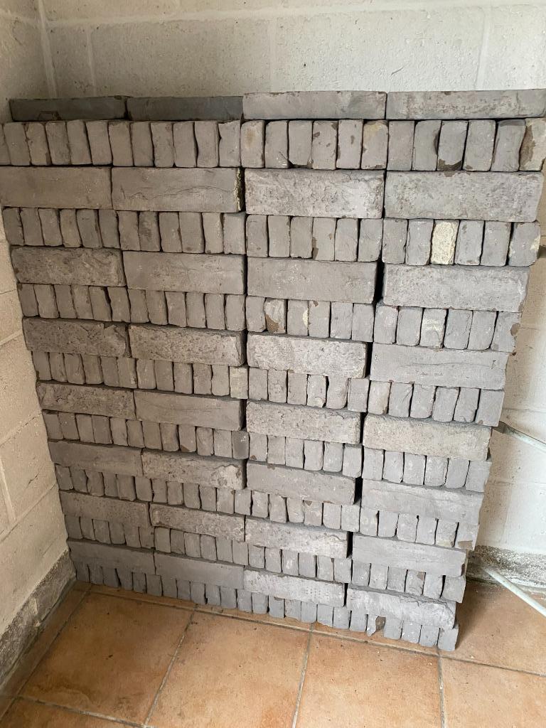 Bakstenen grijs, Doe-het-zelf en Bouw, Metselstenen, Ophalen, Nieuw, Bakstenen