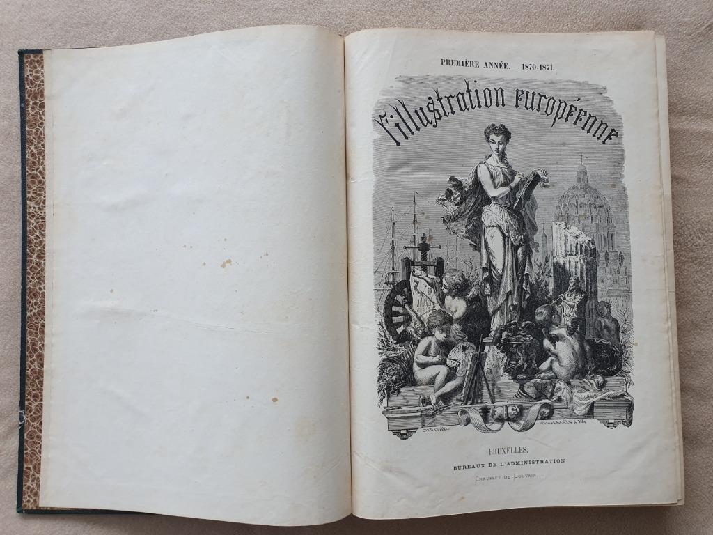 L'illustration Européenne - Théo Spée - 1870/1871 - 1e jaar, 19e eeuw, Ophalen of Verzenden, Zo goed als nieuw, Théo Spée