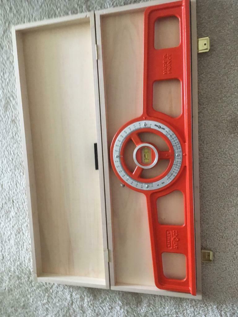 Helling niveau meter Stanley strak type jm 50, Doe-het-zelf en Bouw, Ophalen, Zo goed als nieuw, Accessoires