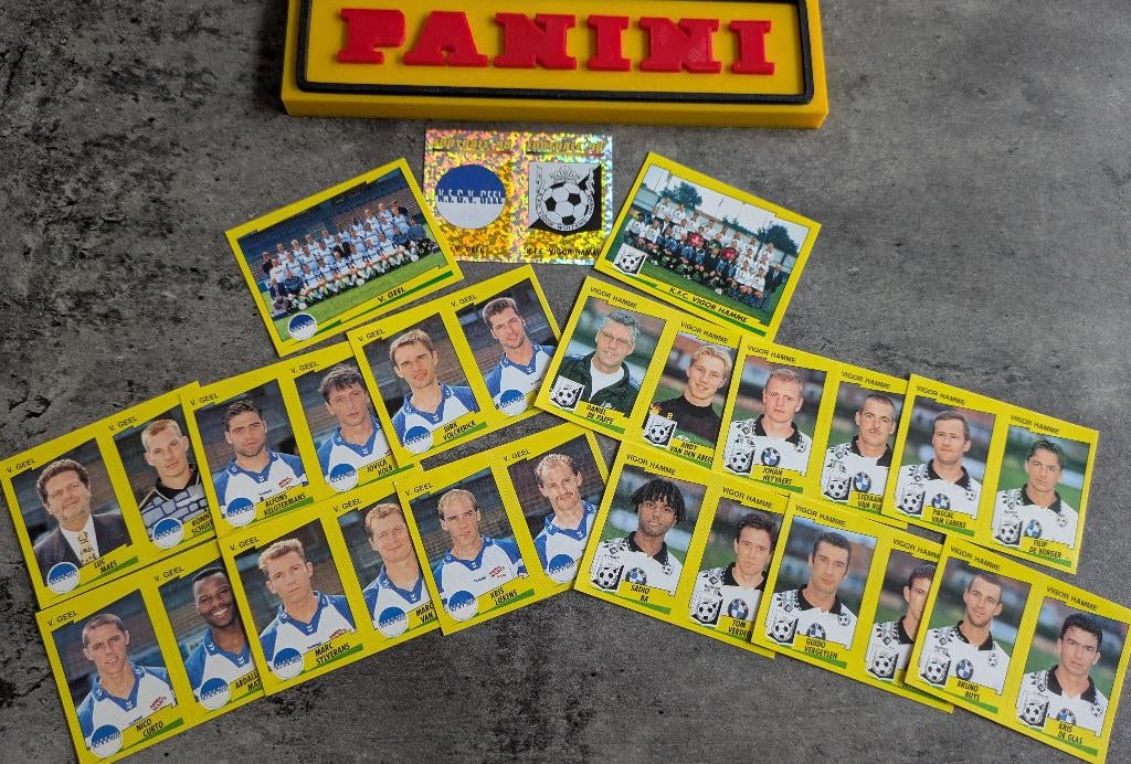 LOT DE 15 AUTOCOLLANTS PANINI FOOTBALL 98 V.GEEL/VIGOR HAMME, Enlèvement ou Envoi, Neuf