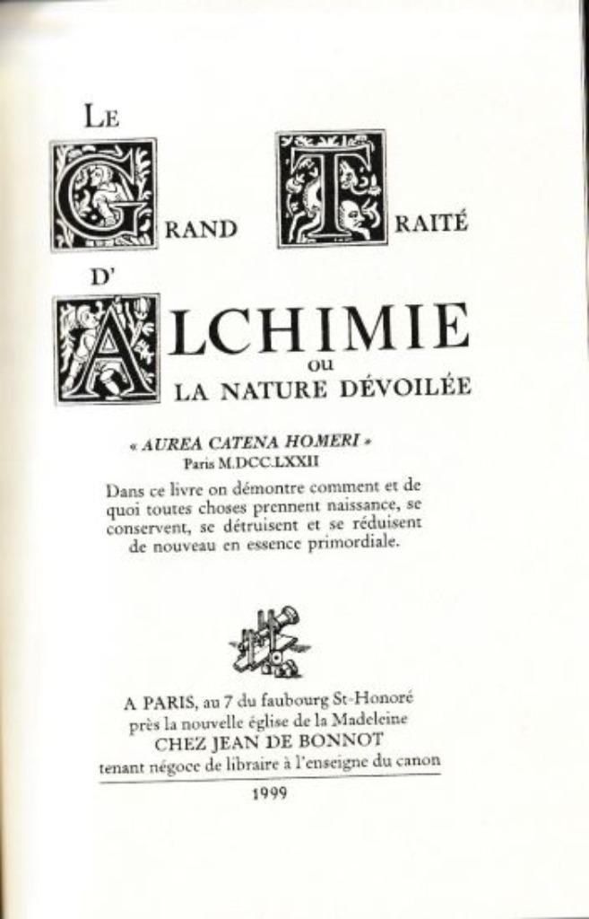 Le Grand Traité d'Alchimie, Livres, Enlèvement ou Envoi, Neuf, Anonime