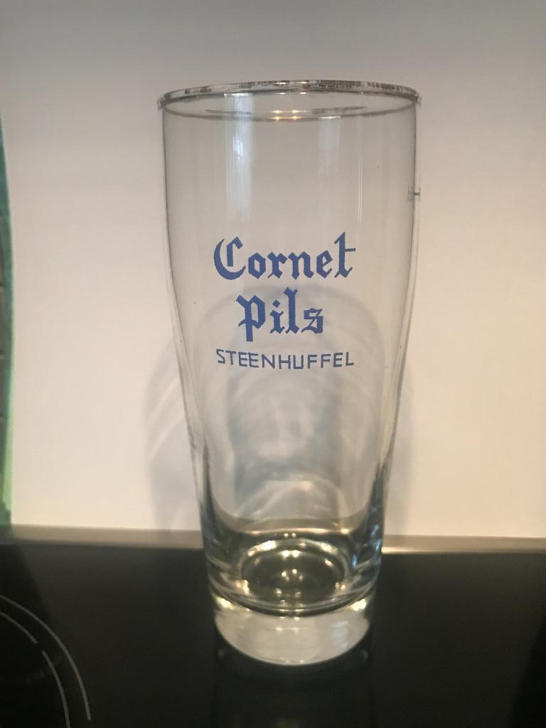 Verre à bière Cornet Lager Steenhuffel 25 cl, Collections, Enlèvement ou Envoi, Utilisé, Verre ou Verres, Autres marques