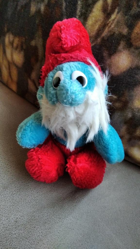 Vintage grote smurf, Ophalen of Verzenden, Grote Smurf