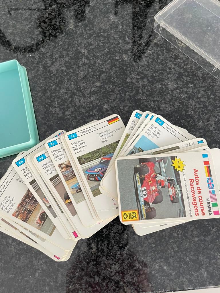 Race speelkaarten, Verzamelen, Ophalen, Zo goed als nieuw, Speelkaart(en)