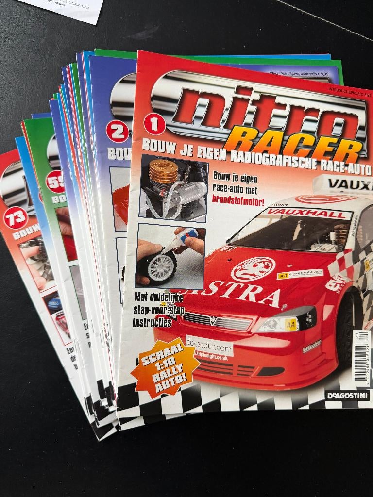 Nitro racer - Opel astra rally auto 1:10, Échelle 1:10, Enlèvement ou Envoi, Nitro, Comme neuf