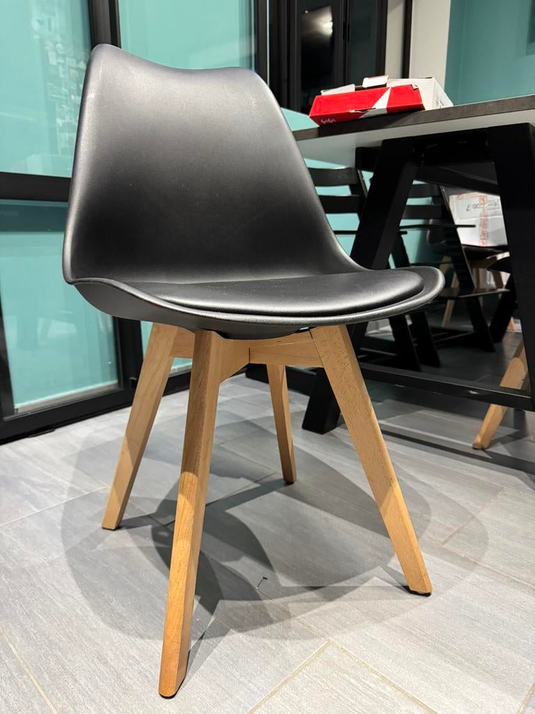 Lot de 4 chaises style scandinave, Enlèvement, Utilisé, Scandinave, Autres matériaux