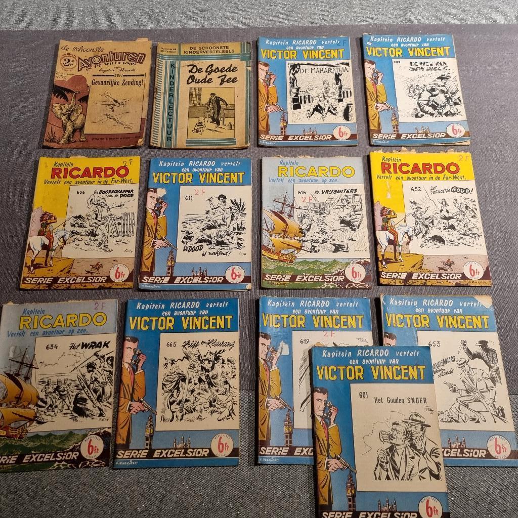 Vlaamse Filmkens - Kapitein Ricardo - De Schoonste Avonturen, Gelezen, Ophalen of Verzenden, Fictie, Diverse Auteurs