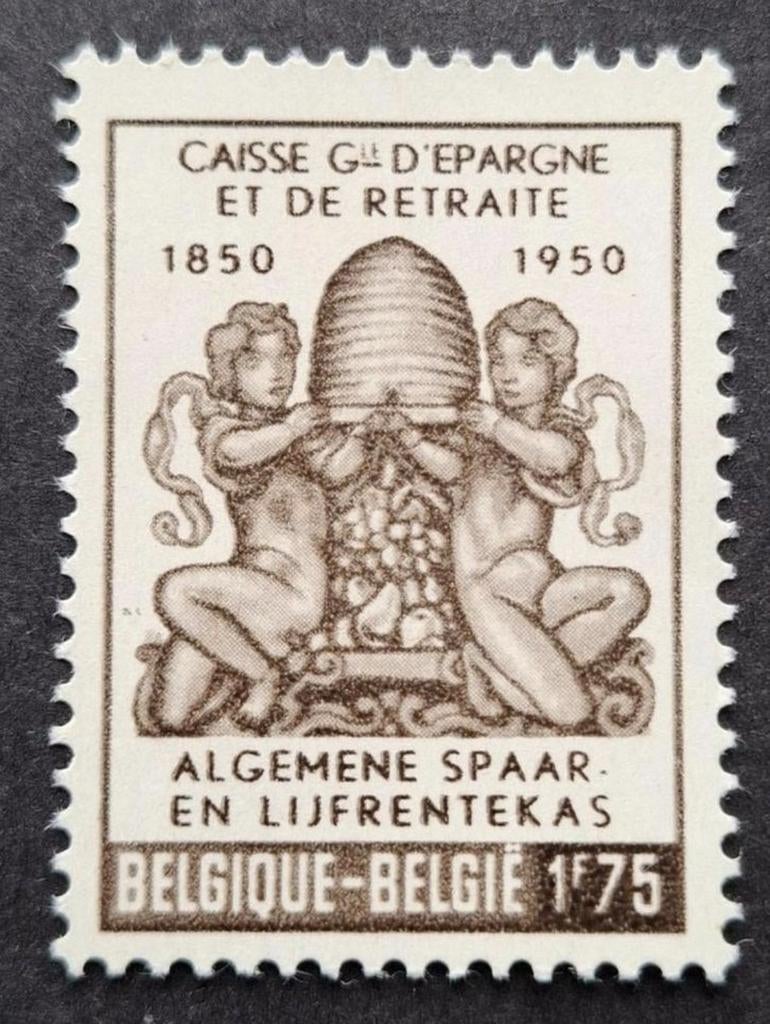 België: OBP 826 ** A.S.L.K. 1950., Postzegels en Munten, Orginele gom, Ophalen of Verzenden, Zonder stempel, Postfris