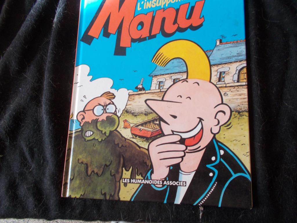 MANU  (Frank Margerin)  Reste 2 Albums encore disponibles, Plusieurs BD, Enlèvement, Comme neuf