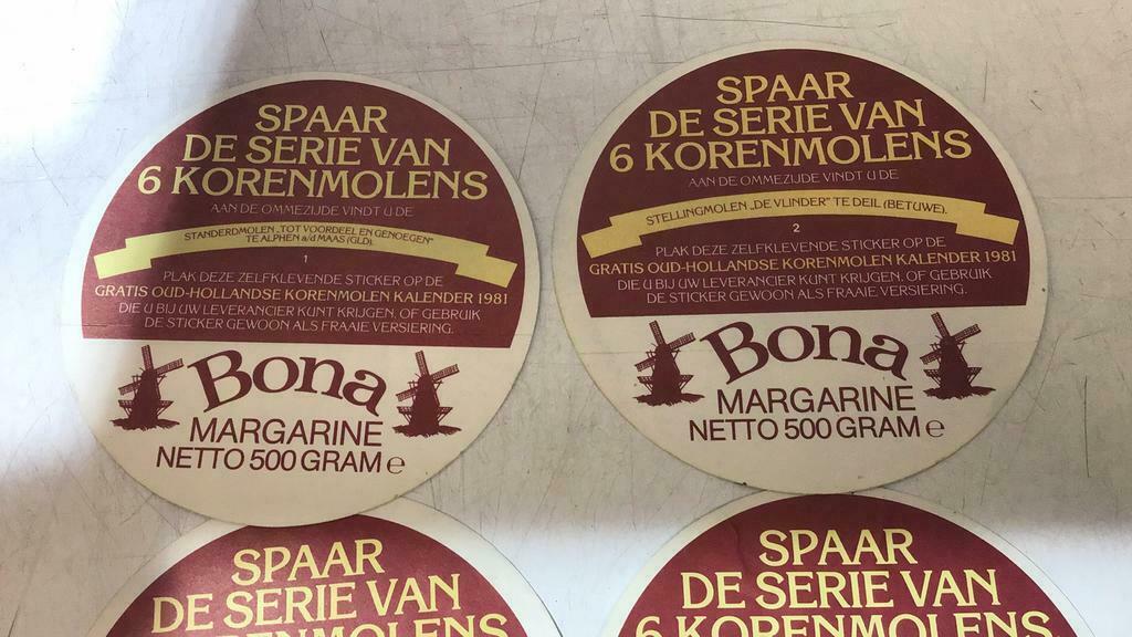 Autocollants bona margarine (w6.1), Collections, Enlèvement ou Envoi, Comme neuf, Marque