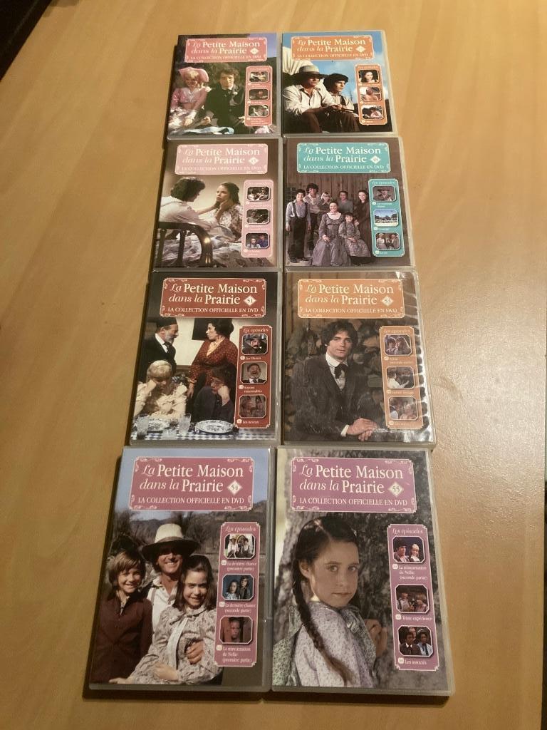 Lot de 8 DVD la petite maison dans la prairie, Tous les âges, Enlèvement, Comme neuf, Autres genres