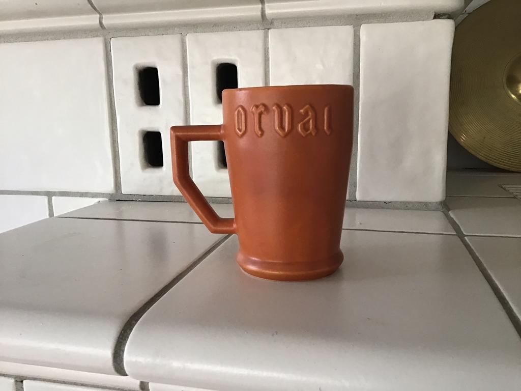 Bierpul chope beker mok Orval, Ophalen of Verzenden, Zo goed als nieuw