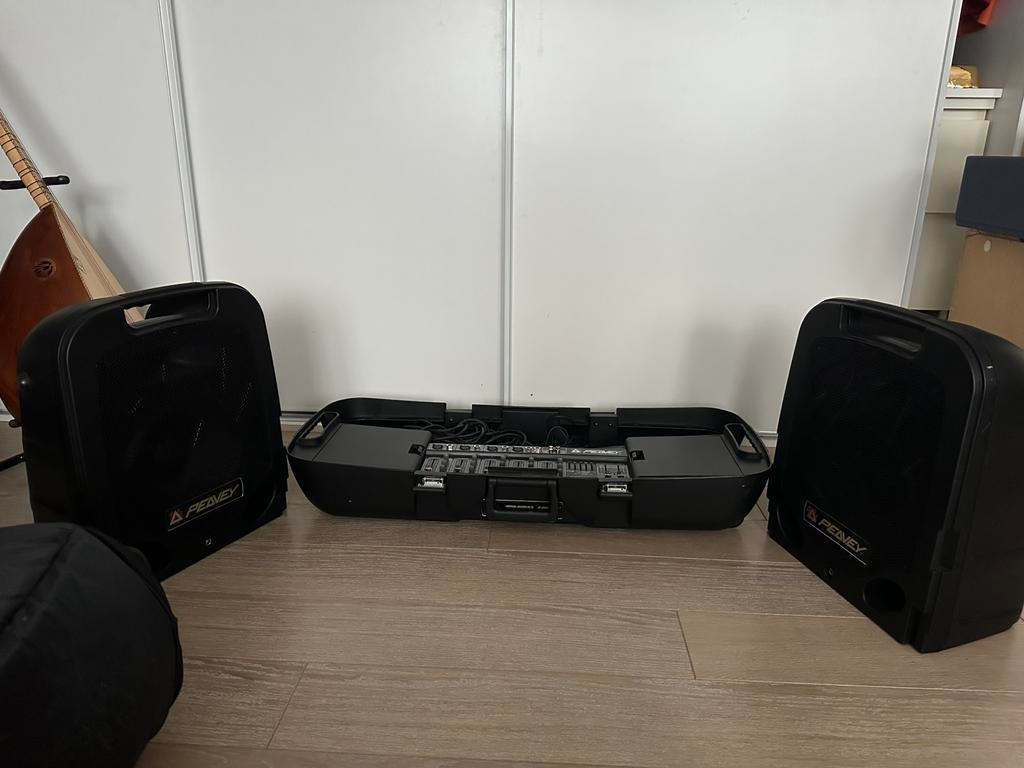 PEAVEY ESCORT 2000 150W DRAAGBARE ROLLUIDSPREKER, Ophalen, Zo goed als nieuw