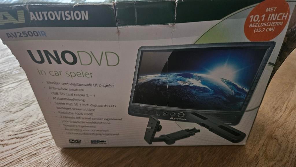 Dvd speler auto Autovision, Ophalen